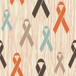 awareness ribbons seamless pattern awareness ribbons seamless pattern