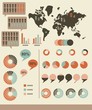 infographics charts with world map infographics charts with world map