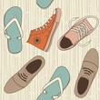 seamless shoes pattern seamless shoes pattern