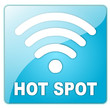 Icon blau Hot Spot