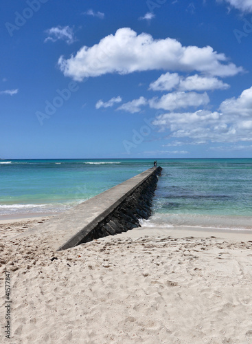 Foto: Steg am Strand Steg am Strand