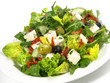 Blattsalate mit Feta Käsa