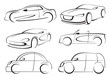 vector cars