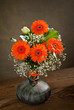 bouquet in vase