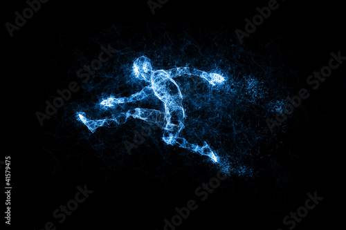 Illustration: Digital Athletics - Jumping 1 Digital Athletics - Jumping 1