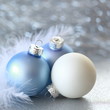 eisblaue Weihnachtskugeln eisblaue Weihnachtskugeln