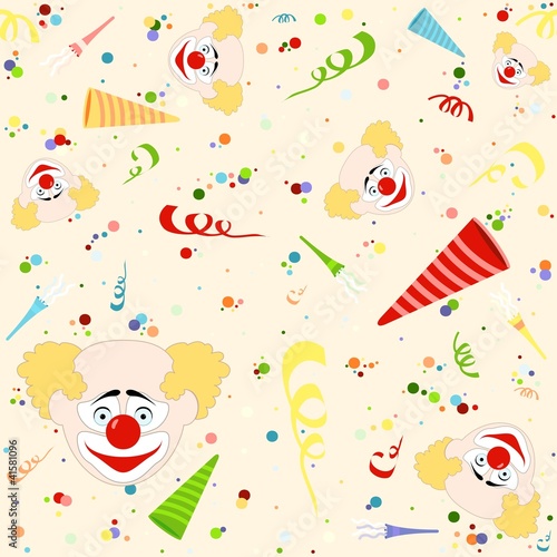 Illustration: Happy Birthday Pattern - Repetitive Illustration Happy Birthday Pattern - Repetitive Illustration