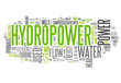 Word Cloud "Hydropower"