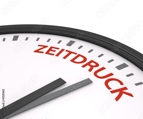 Illustration: Zeitdruck Zeitdruck