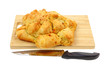 Garlic Bread Cutting Board Knife Garlic Bread Cutting Board Knife