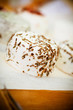 Gourmet goat cheese at market Gourmet goat cheese at market