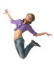Beautiful Jumping girl Beautiful Jumping girl