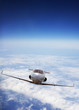 Airplane flying