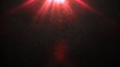 old wall and red light flare
