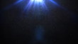 old wall and deep blue flare light