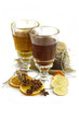black tea with autumn style, isolated black tea with autumn style, isolated