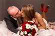 Happy bride and groom Happy bride and groom
