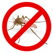 Stop mosquito sign.