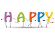 Happy word