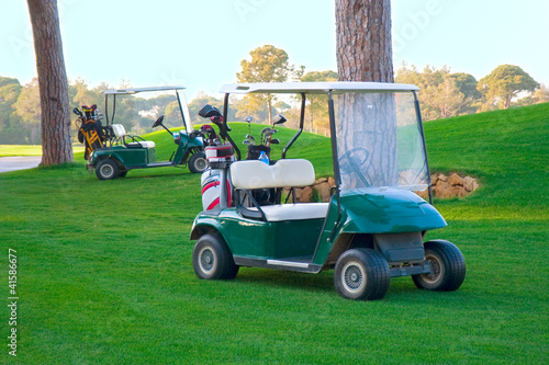 Photo: Golf cars Golf cars