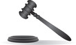 Gavel - Retro Clip Art icon button web