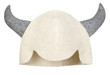 Foto: White bath cap with horns White bath cap with horns