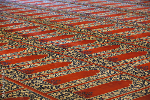 Photo: Carpets in Selimiye Mosque, Edirne, Turkey Carpets in Selimiye Mosque, Edirne, Turkey
