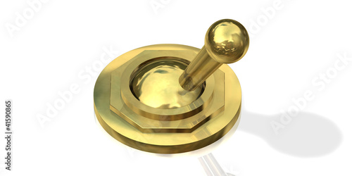 Illustration: Kippschalter Gold Kippschalter Gold