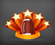 American Football Emblem