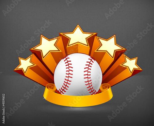 Vector: Baseball Emblem, vector Baseball Emblem, vector