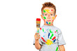 red brush