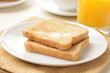 Buttered toast