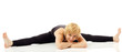 woman yogi in yoga pose woman yogi in yoga pose