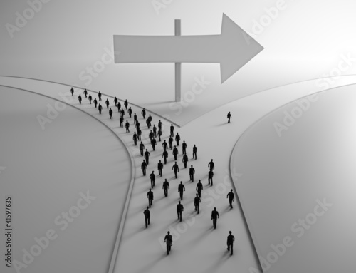 Illustration: On the crossroads On the crossroads