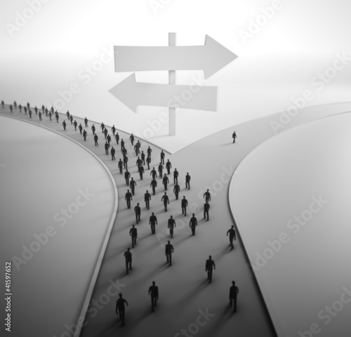 Illustration: On the crossroads On the crossroads