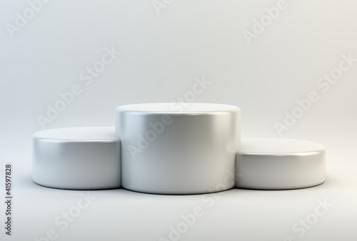 Illustration: empty podium interior view empty podium interior view