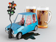 Illustration: Cars and Alcohol Cars and Alcohol