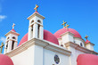 The golden crosses the Orthodox Church