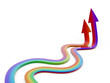 rainbow arrow