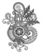 ornate flower design