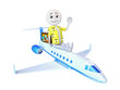 Man on the plane
