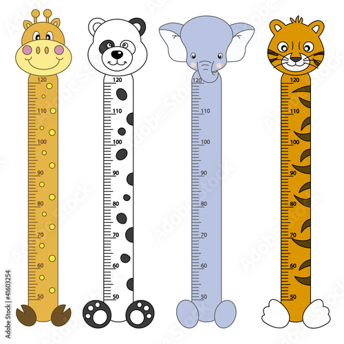 Vector: Medidor de pares para niños. Animales salvajes Medidor de pares para niños. Animales salvajes