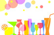 Set of Cocktails and Drinks