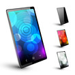 Vektor: Modern smartphone 5. Varant on white Modern smartphone 5. Varant on white