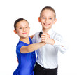 Young ballroom dancers