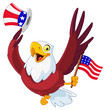 American patriotic eagle