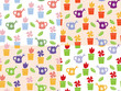 Gardening background seamless pattern
