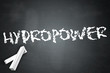 Blackboard "Hydropower"