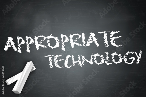Illustration: Blackboard "Appropriate Technology" Blackboard "Appropriate Technology"