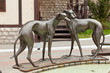 Sculpture of dogs